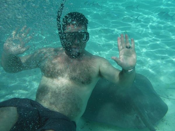 Ready to swim with sharks and rays.
Bora Bora, Tahiti