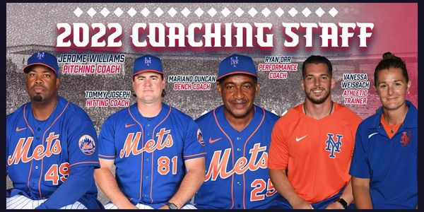 2022 New York Mets AA Coaching Staff
