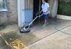 pressure cleaning - concrete carpark