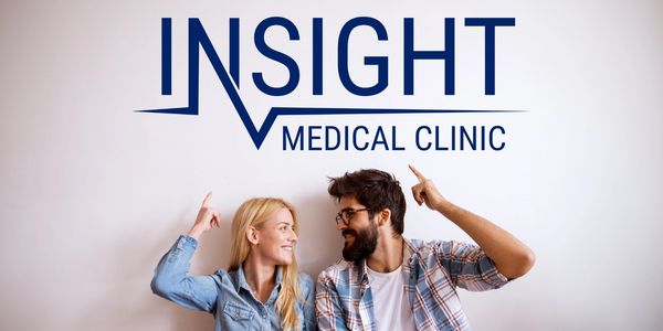 A couple excited about a free clinic.