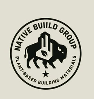Logo of Native Build Group with a buffalo and hand symbol.