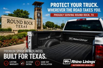 Round Rock Texas Spray In Bedliner Rhino Linings Line x