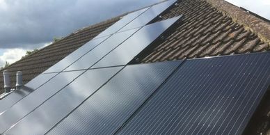 PV all black solar panels