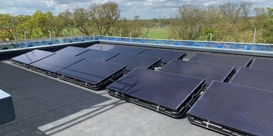 Flat roof PV system
