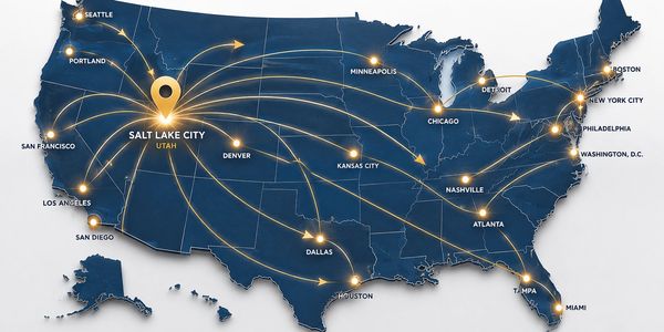 Map of the United States showing Thomas & Hobbs Marketing's nationwide brand ambassador coverage, he