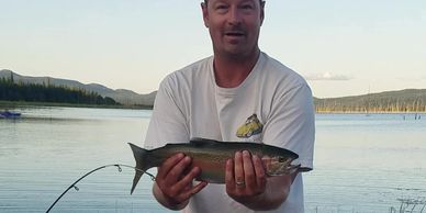 Thick Rainbow Trout off the LinkSup Pro