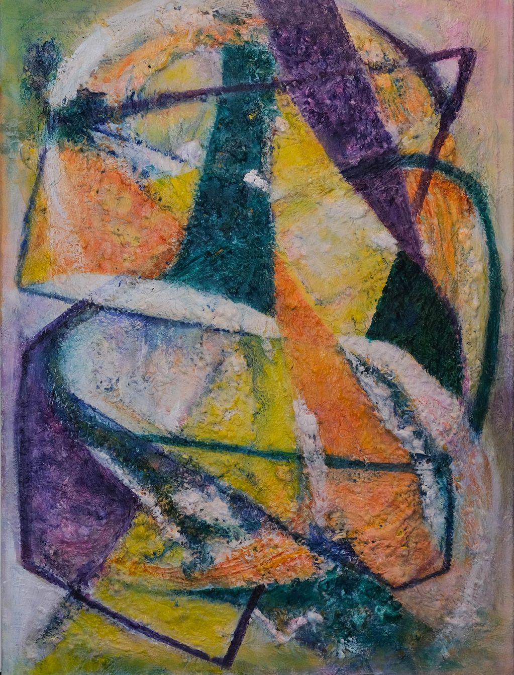 Out of sync
mixed media on 40 x 30 canvase