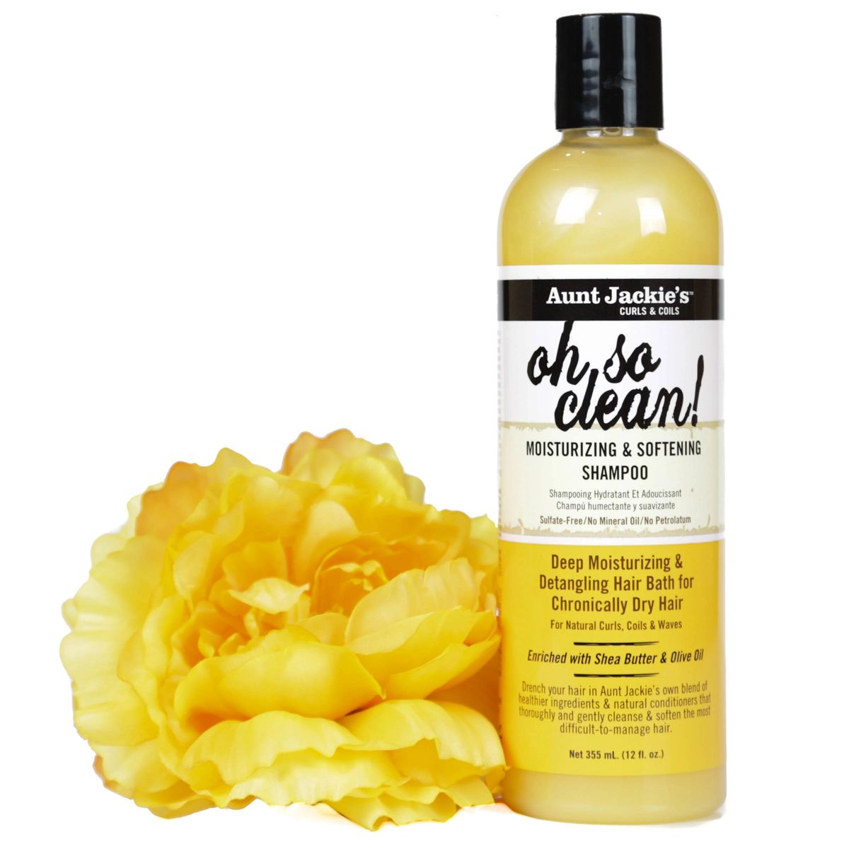 Aunt Jackie's Oh So Clean Moisturizing & Softening Shampoo - 12 oz