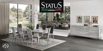 Mesa 250x120 oval com Aparador 3 portas