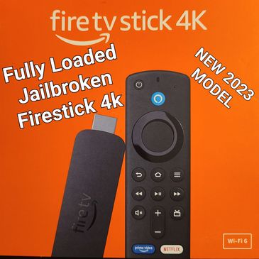 Fully Loaded Unlocked Jailbroken Firestick 4k.  Free Movies, TV Shows, Live Sports And More!