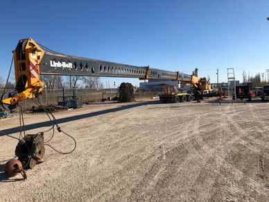 Mobile crane annual structural inspection NDT certification - Winnipeg Manitoba - CSA Z150