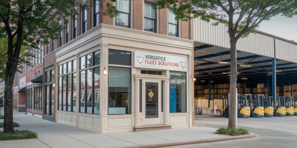 Versatile Fleet Solution Warehouse and office photo where they recondition forklift batteries.