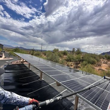 commercial solar cleaning