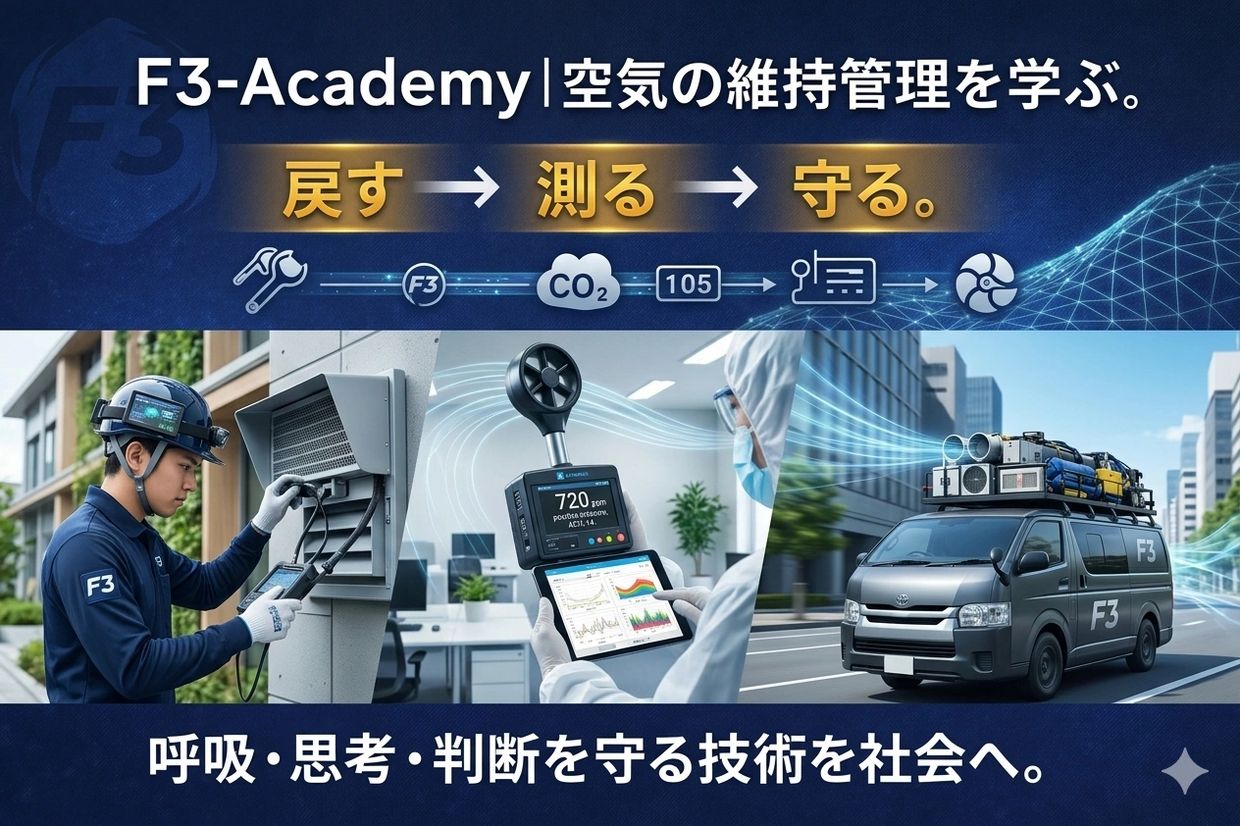 F3-Academy teaches air maintenance management with advanced technology.