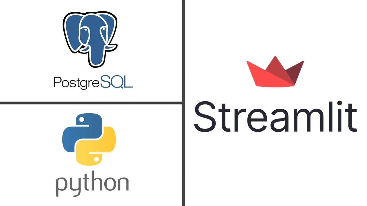 Streamlit GUI for PostgreSQL Database