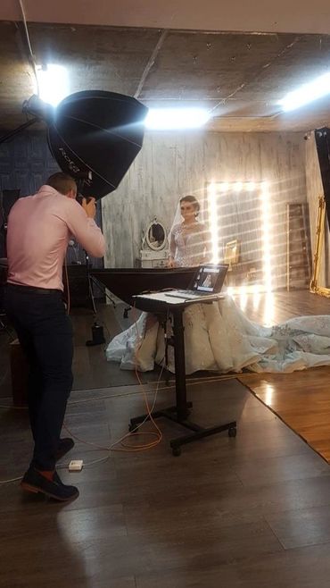 Behind the scenes of our fashion shoot
