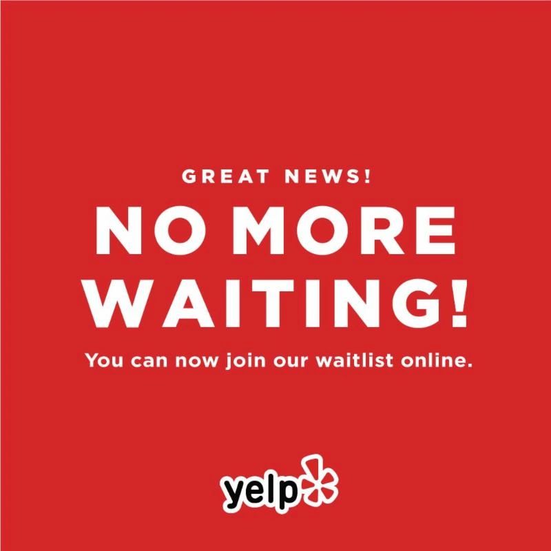 yelp waitlist for restaurants