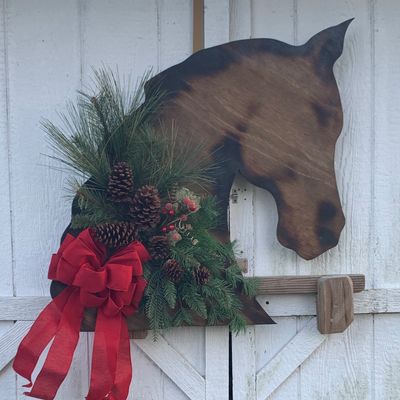 Custom Horse Wreath