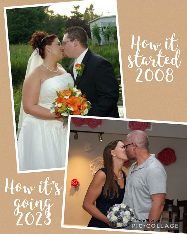 Wedding pictures before and after weight loss