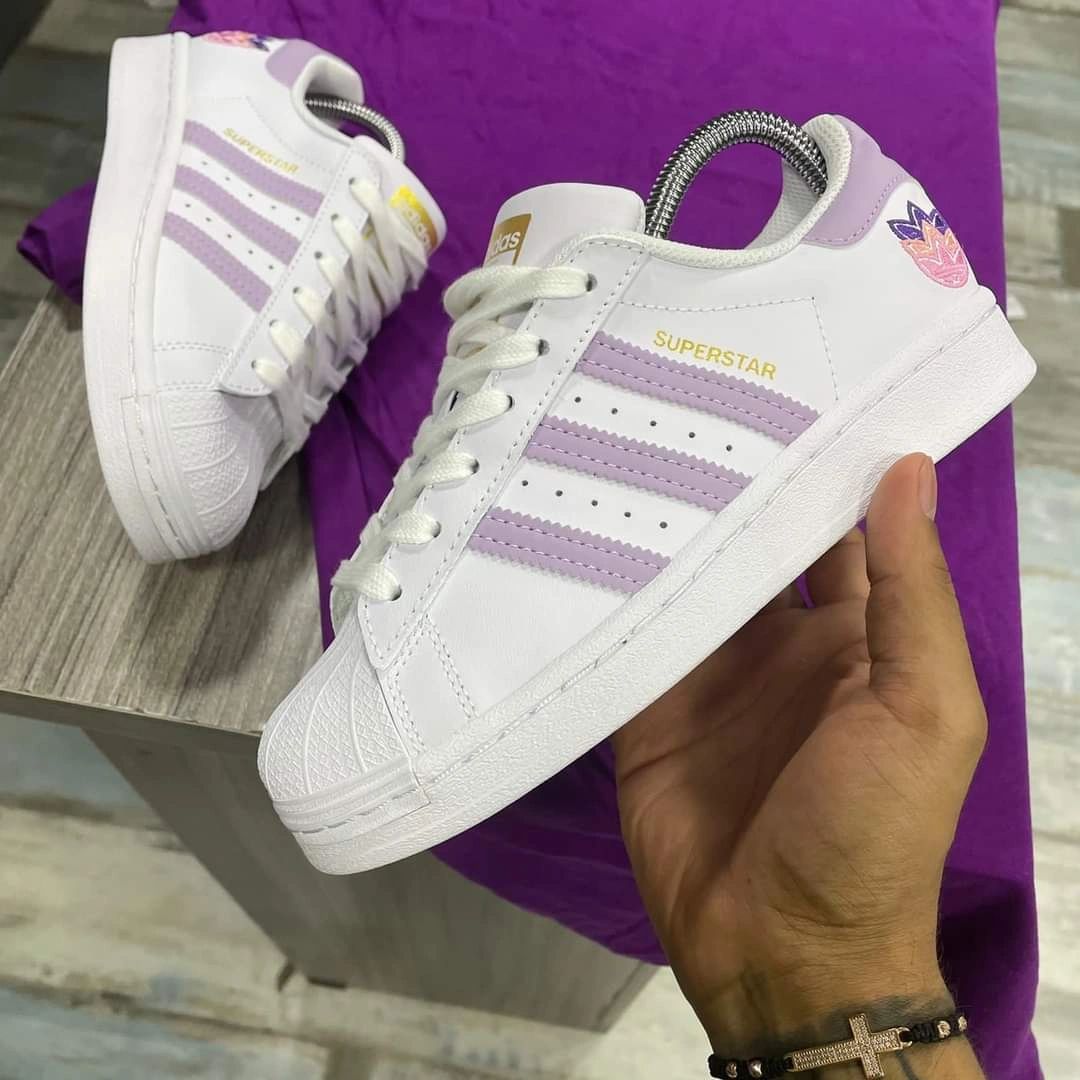 ZAPATOS ADIDAS SUPER STAR LILA