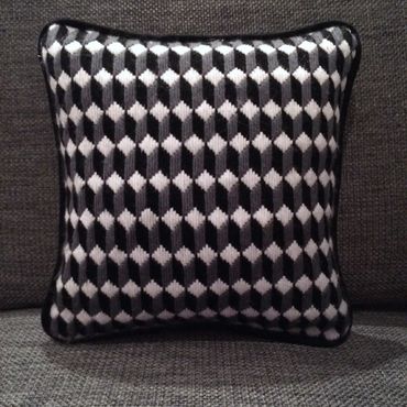 Bargello needlepoint pillow 