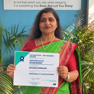 Personality Development Course Certificate