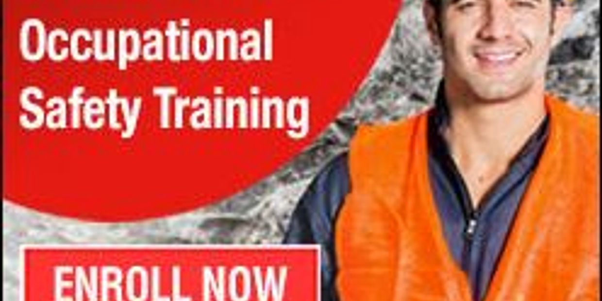 Occupational Safety Training enrollment advertisement.