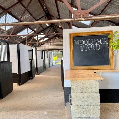 Woolpack Yard milking parlours where the Artwave Festival 2025 workshops and circles will be held.