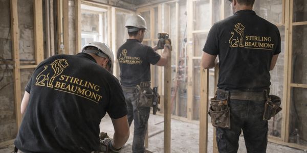 First fix washroom refurbishment