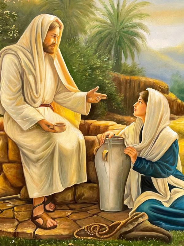 Jesus & Lady at The Well