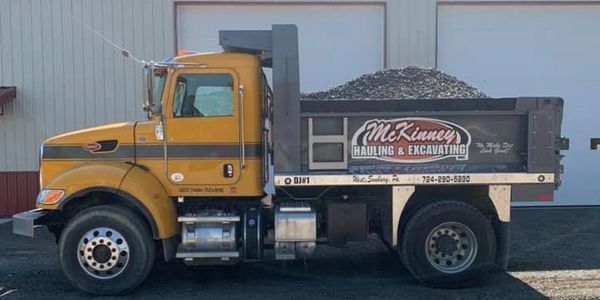 Dump Truck Limestone, Gravel, Topsoil, Sand, Fill Dirt