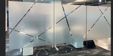 glass frosting sticker works