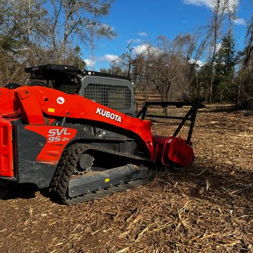 Fecon forestry mulching clearing land for new home construction in marianna, Florida 