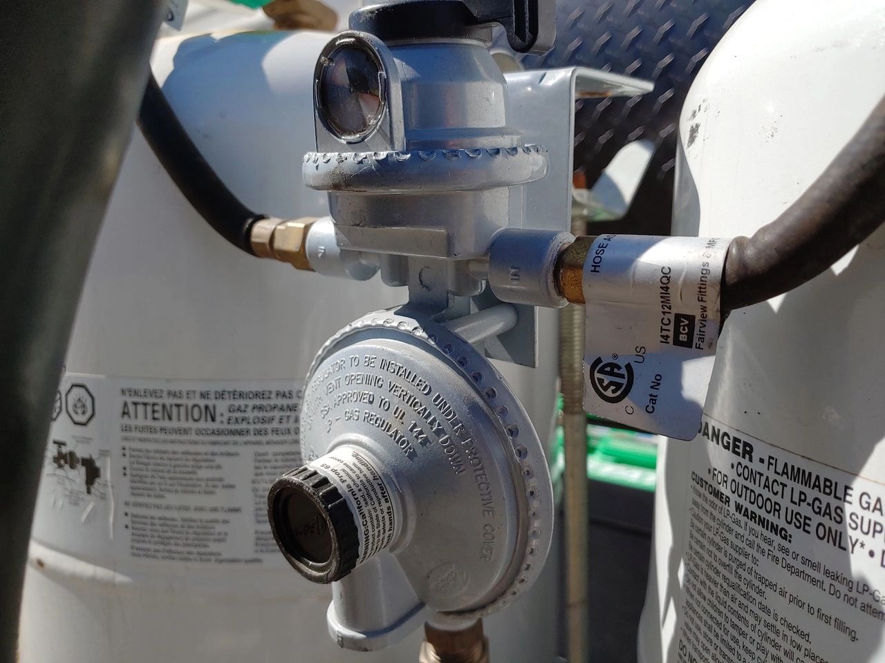 Close up image of regulator