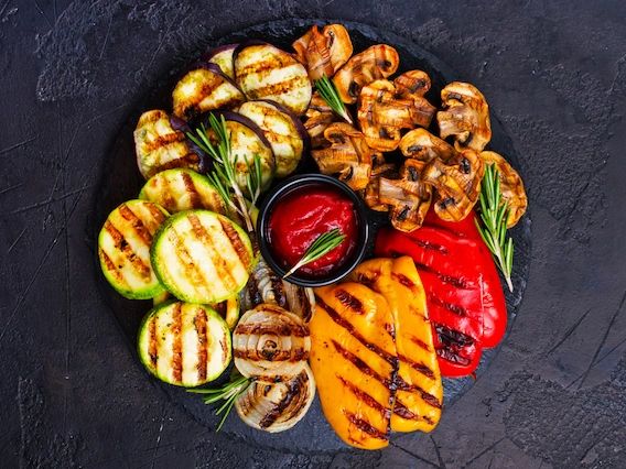 Photo of grilled vegetables