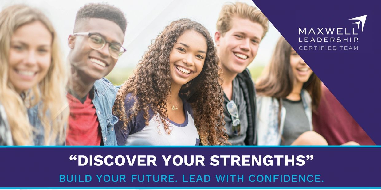 Group of diverse young people smiling, promoting leadership and confidence.