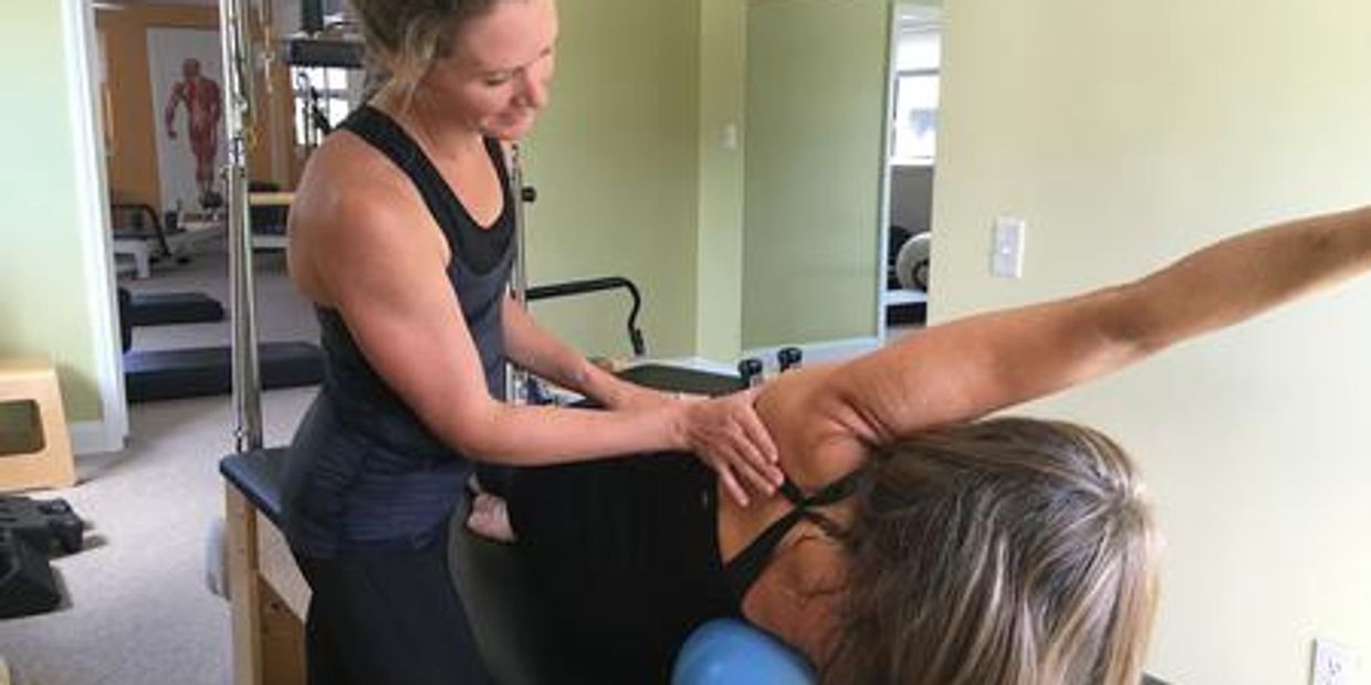 Getting hands on assistance during a private session