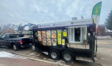 We are a Mobile Food Truck, click the schedule link to find out where we will be next!