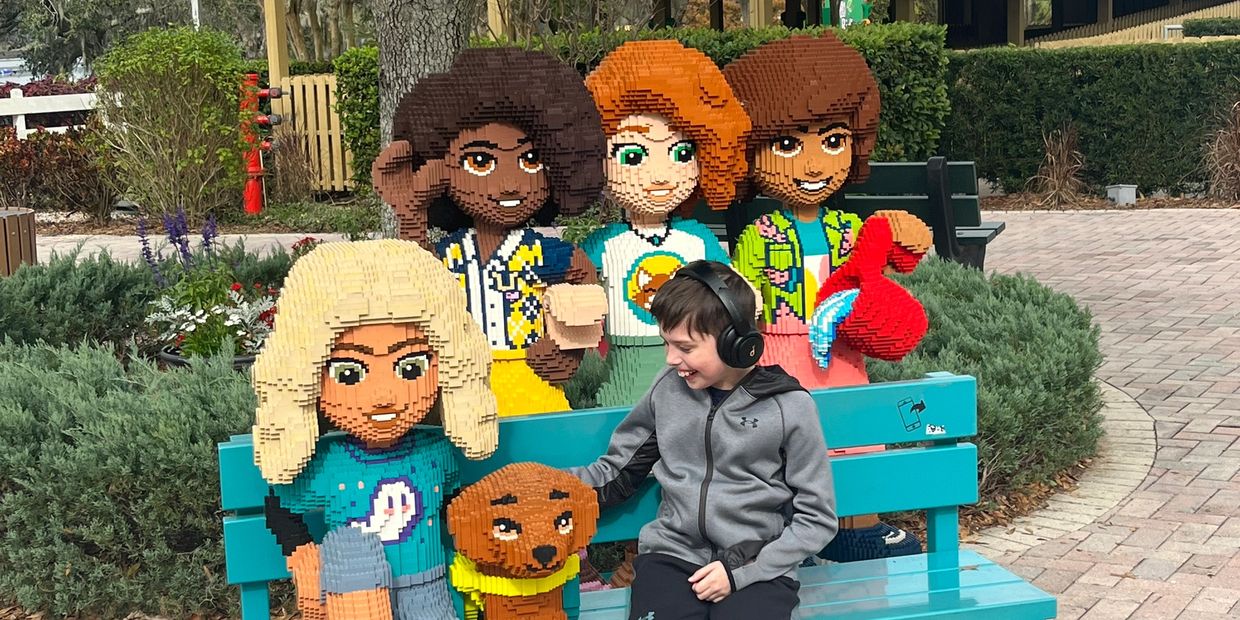 Our son Joshua at LegoLand in Orlando, Florida. 