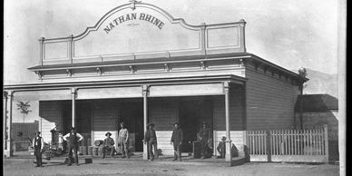 Nathan was the proprietor of a dry goods store in Independence, California. 