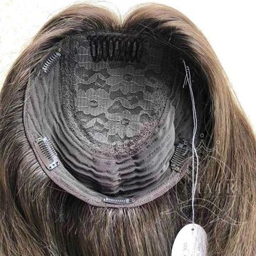 silk topper, Jewish wig topper, lady's hairpiece, hairpiece, hair topper, Kosher wig, hair covering