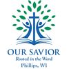 Logo of Our Savior Lutheran Church in Phillips, WI.