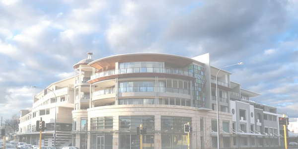 Modern commercial building exterior