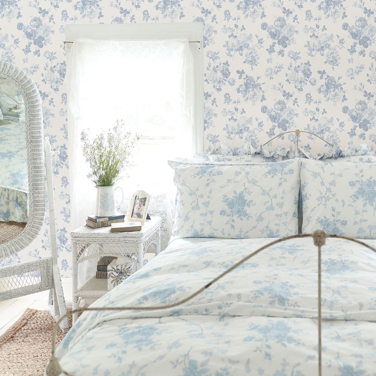 LoveShackFancy Everblooming Rosettes Wallpaper
