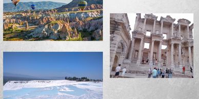 Pamukkale, Efeso , Capadocia, Passeio