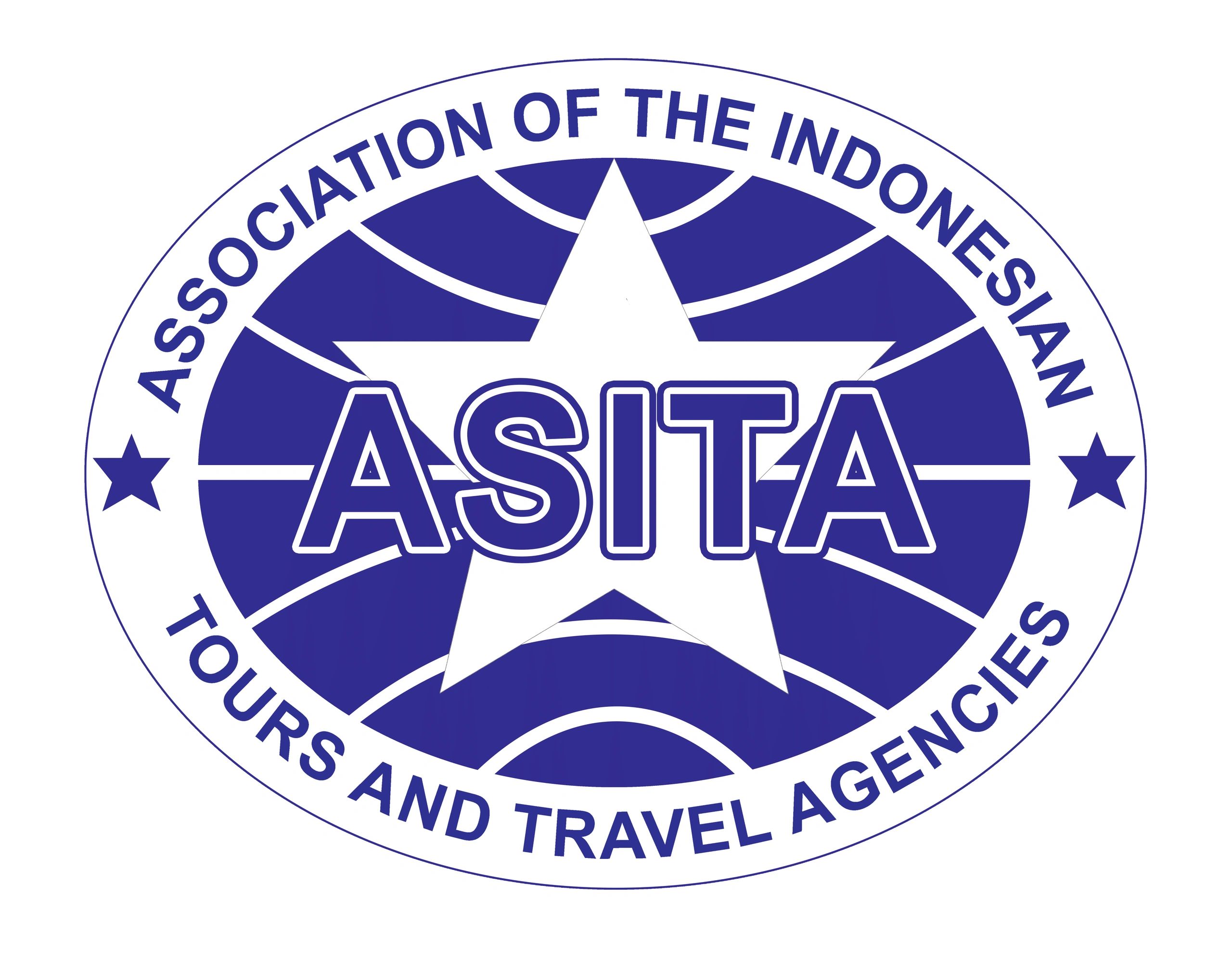 Logo ASITA (Association of the Indonesian Tours and Travel Agencies). Asosiasi Pariwisata Resmi 