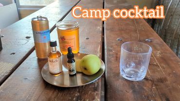 fancy cocktail, camping, boldt whiskey, glamping, overland
