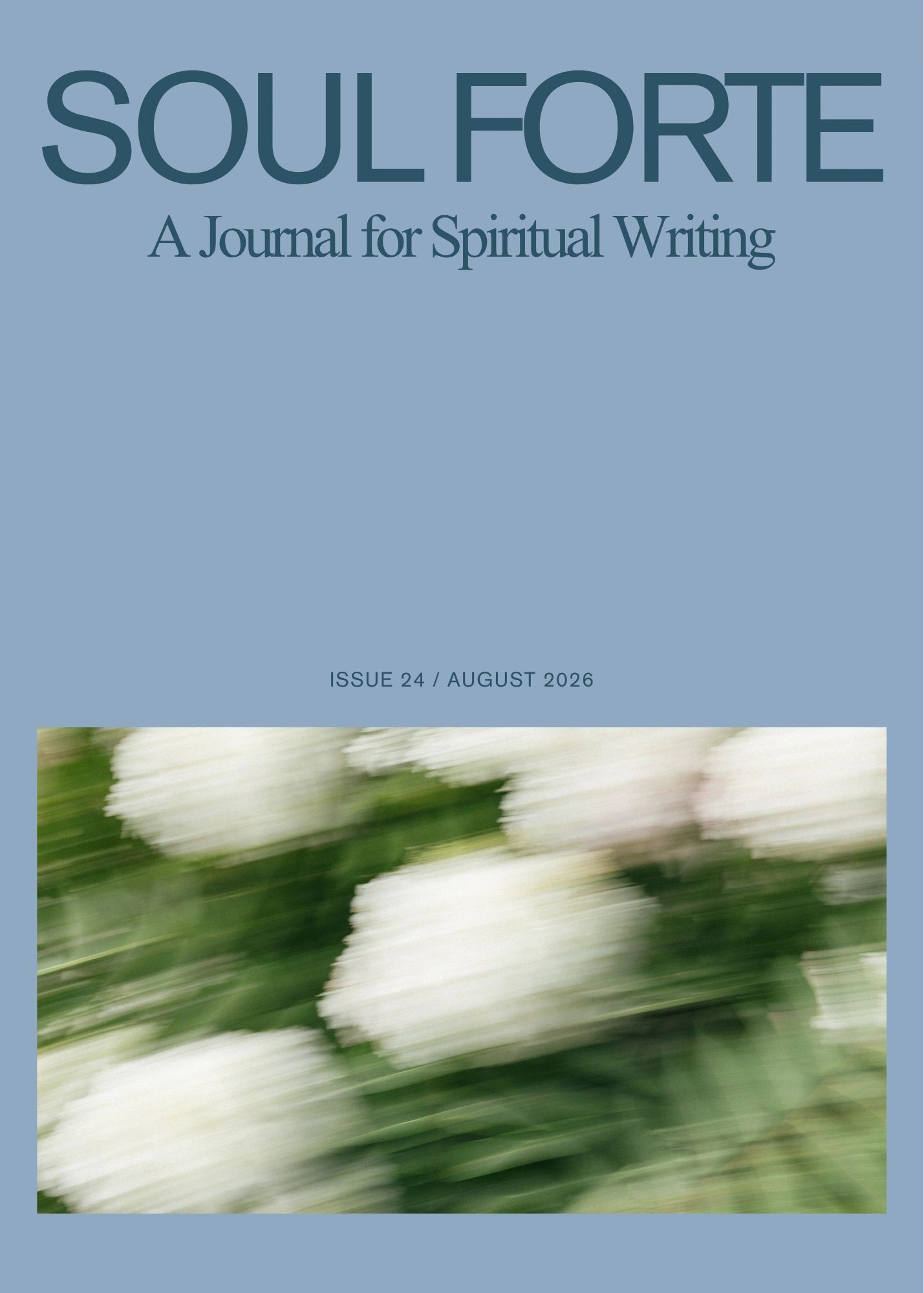 Cover of Soul Forte journal, Issue 24, August 2026.