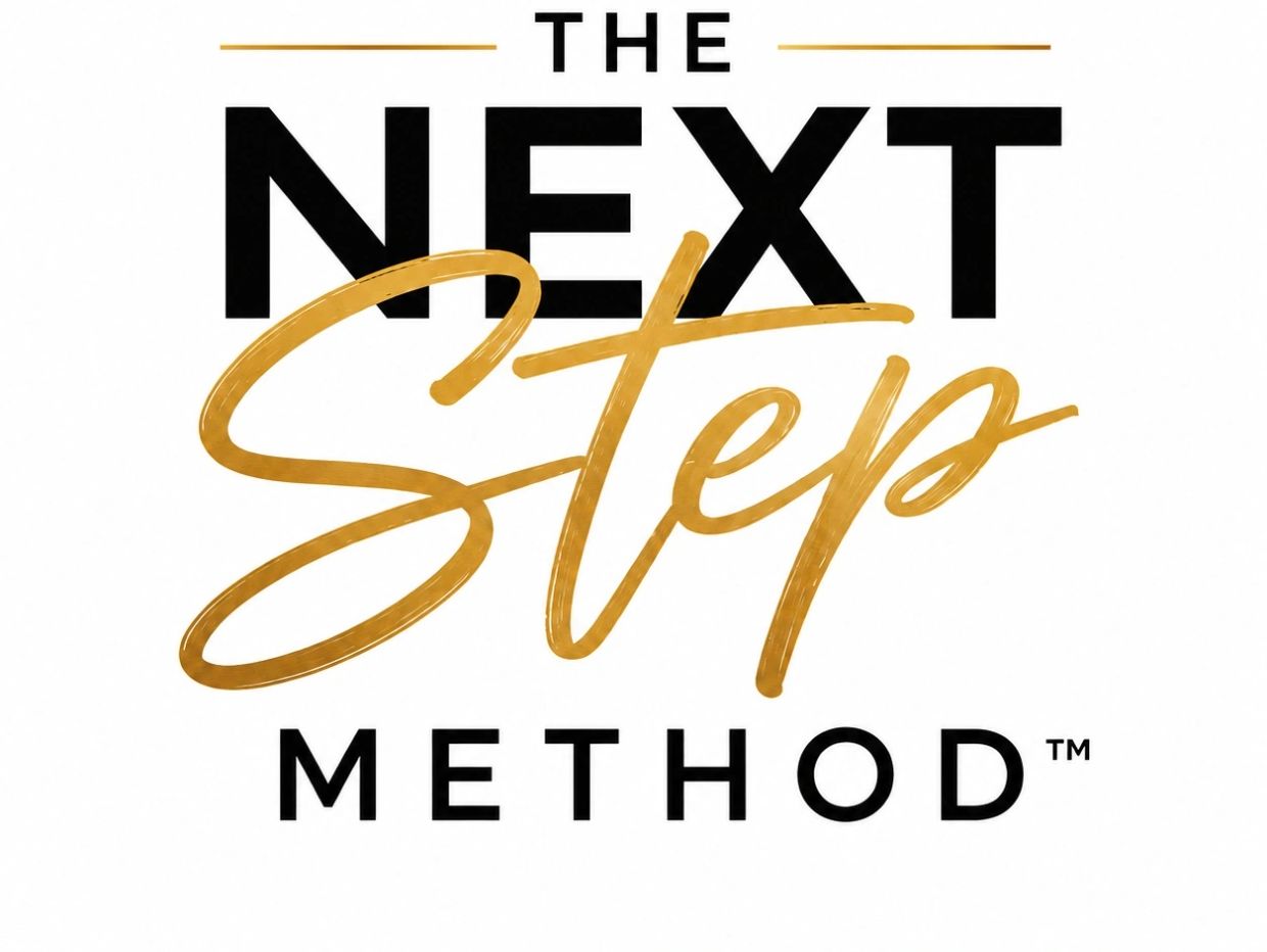 Logo for The Next Step Method.