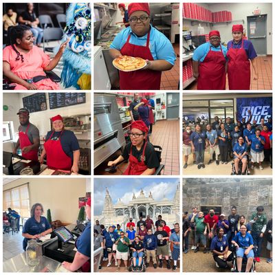 Collage of Serving Special Needs Adults with Real Skills